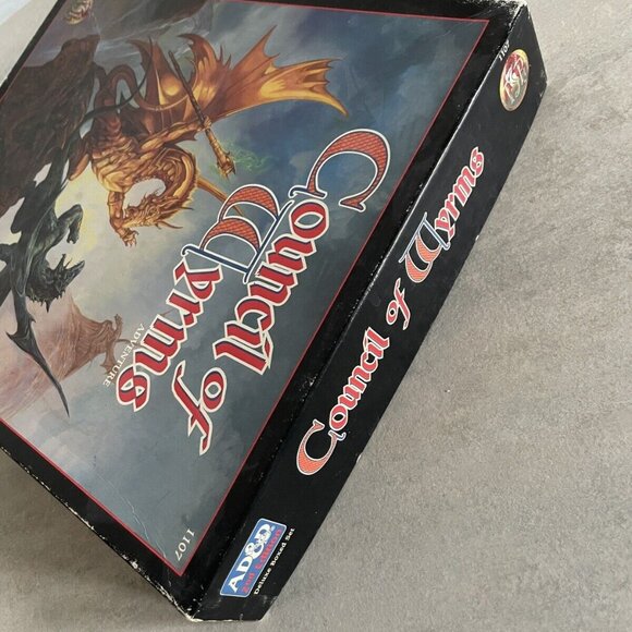 Dungeons & Dragons AD&D 2E 2nd Edition Council of Wyrms box set complete vintage - Picture 5 of 11